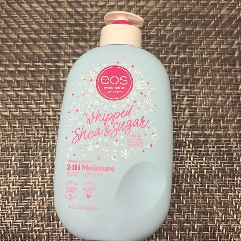 New! Eos holiday limited edition lotion whipped shea and sugar